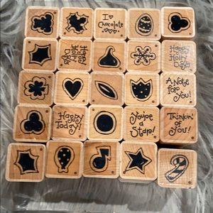 EUC rubber stamps -set of 25 solid set